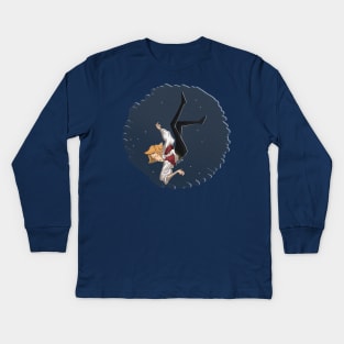 A Little Fall of Enj Kids Long Sleeve T-Shirt